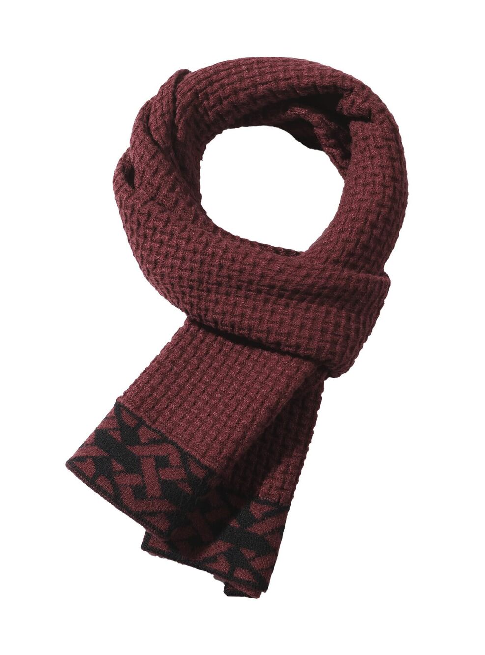 3543 Winter Scarf Soft Warm Waffle knitted Classic Fashion Cold Weather